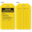 Crane Inspection and Status Record Two Sided Tag