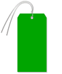 Green Plastic Wire Tag