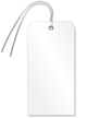 White Plastic Wire Tag