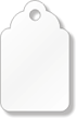 White Merchandise Tag