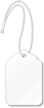 White Merchandise Tag (with strings)