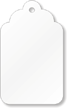 White Merchandise Tag