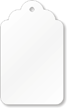 White Merchandise Tag
