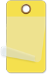 1¾” x 3¼” Yellow Self Laminating Tags