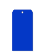 Blank Tear Proof Blue Plastic Tag