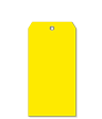 Blank Tear Proof Yellow Plastic Tag