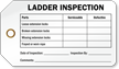 Ladder Inspection Date, By Inspection Tag
