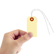 Manila 10 point Cardstock Tags (with pre attached wires)