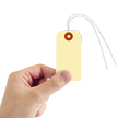 Manila 10 point Cardstock Tags (with pre attached wires)