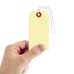 Manila 10 point Cardstock Tags (with looped strings)