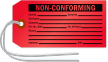 Non Conforming Inspection Tag
