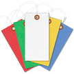 Rainbow Mix Tyvek Shipping Tag Size 5 Wired Variety Pack