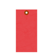 Red Tyvek Shipping Tag With Metal Eyelet