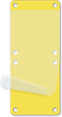 Yellow Blank Tag