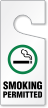 Smoking Permitted Door Hanging Tag