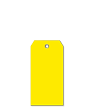 Tear Proof Yellow Blank Plastic Tag