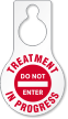 Treatment in Progress Do Not Enter Door Tag