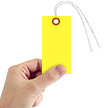 Yellow Tyvek Shipping Tags (with pre attached wires)