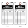 Valve Inspection Tag With Fiber Patch