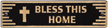 Bless This Home Art Decorative Door Statement Plaque