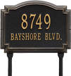 Williamsburg Standard Lawn Address Plaque, Two Lines
