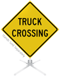 Truck Crossing Roll Up Sign