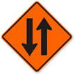 Two Way Traffic (Symbol)   Traffic Sign