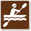 Kayaking, MUTCD Guide Sign for Campground