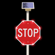 MUTCD Compliant LED Solar Stop Sign Kit