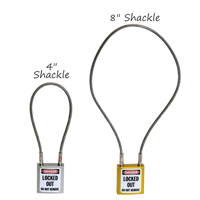 ABUS 72/30CAB Aluminum Padlock Cable Shackle