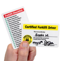 Certified Forklift Driver / Forklift Checklist