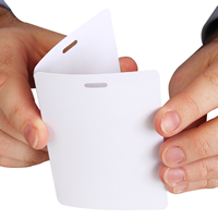 Blank Foldover ID Card Stationery for Laserjet Printers