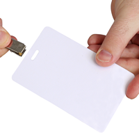 Blank Foldover ID Card