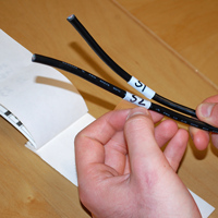 Laminating Cable Wire Marker Books