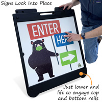 Quick load feature for a-frame