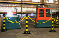 3 in. Solid Color Pole Stanchions, Heavy Duty