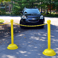 3 in. Solid Color Pole Stanchions, Heavy Duty