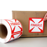 Fragile Shipping Labels