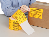 Inspect Immediately Labels