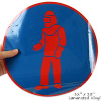 Wear Red Full Protective Clothing Military Hazard Labels