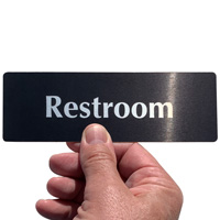 Restroom sign