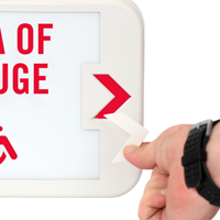 Area Of Refuge LED Exit Sign
