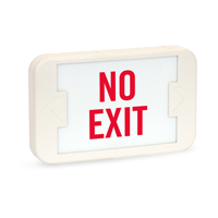 No Exit - Red Lettering,LED Exit Sign