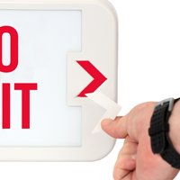 No Exit, LED Exit Sign