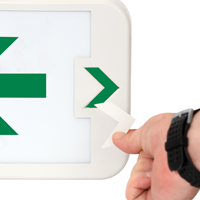 LED Exit Sign with Battery Backup