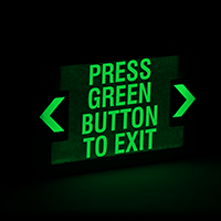 LED Exit Sign with Battery Backup