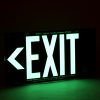 UL 924 Exit Sign in Black