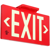Molded Plastic Exit Sign