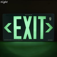 Photoluminescent Recycleable Exit Sign