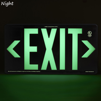 Photoluminescent Recycleable Exit Sign
